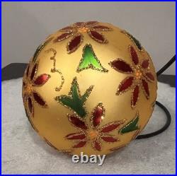 Christopher Radko Holiday Poinsettia Ornament