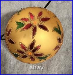 Christopher Radko Holiday Poinsettia Ornament
