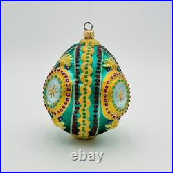 Christopher Radko Holiday Reflections Harold Lloyd Glass Christmas Ornament 5