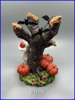 Christopher Radko Hoot N Howl Halloween Ornament Tree, Missing Hangars READ