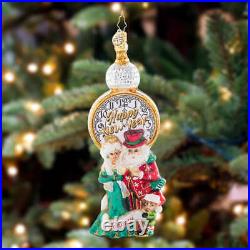Christopher Radko IN WITH THE NEW -January- Ornament Of The Month 1021693