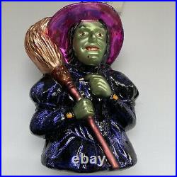 Christopher Radko I Mean Green Witch Ornament Wizard Of Oz Hard To Find