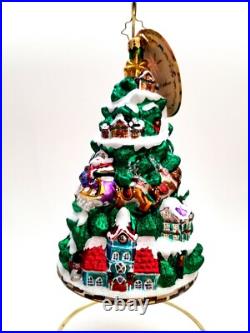 Christopher Radko It Takes A Village #1020153 Limited Edition Decorated Tree