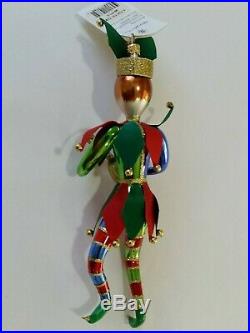 Christopher Radko Italian Blown Glass Ornament A FOOL FOR YULE 1998 Jester