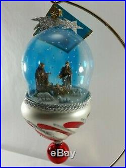 Christopher Radko Italian Blown Glass Ornament BETHLEHEM BLESSED 2006 Nativity