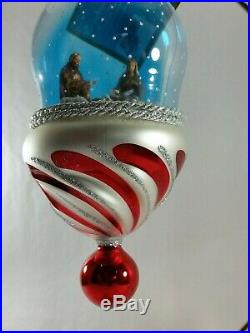 Christopher Radko Italian Blown Glass Ornament BETHLEHEM BLESSED 2006 Nativity