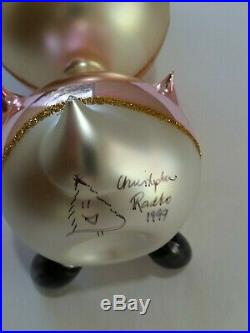 Christopher Radko Italian Blown Glass Ornament MAJOR DUCK 1994 SIGNED