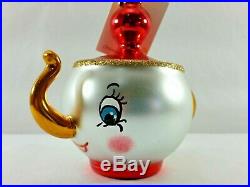Christopher Radko Italian Blown Glass Ornament TEA AND SYMPATHY 1993