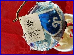 Christopher Radko Italian Glass Ornament FROSTY CAROUSEL Ltd. #236 of 2500