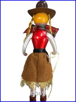 Christopher Radko Italian Rodeo Sweetheart Cowgirl Ornament 1011950 Rare 2005