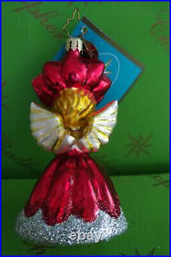 Christopher Radko Jack and Maddie Frost Gem Glass Asst2 Red Ornament