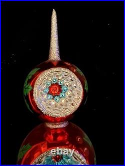 Christopher Radko Joy to the World Father Frost Santa Finial