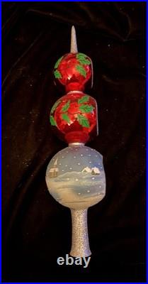 Christopher Radko Joy to the World Father Frost Santa Finial