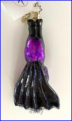 Christopher Radko Just Hanging Out Dracula Halloween Glass Ornament RARE