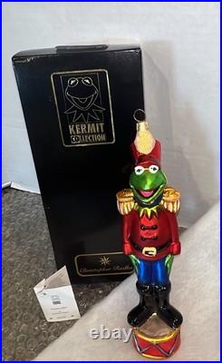 Christopher Radko Kermit Nutcracker Jim Henson Muppets 1997 Vintage 8.5 WithBox