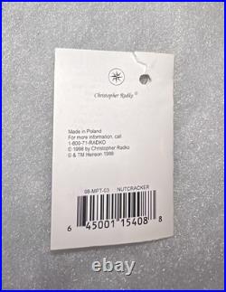 Christopher Radko Kermit Nutcracker Jim Henson Muppets 1997 Vintage 8.5 WithBox
