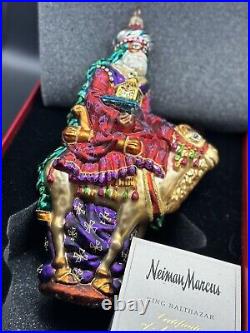 Christopher Radko King Balthazar Neiman Marcus Limited Ed Ornament with COA & Box