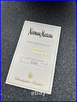 Christopher Radko King Balthazar Neiman Marcus Limited Ed Ornament with COA & Box