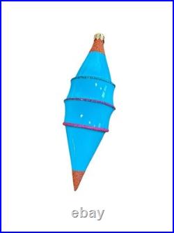 Christopher Radko Koolaid Ornament Drop Blue Very Rare 1012034 20 Anniv