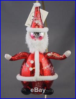 Christopher Radko Kringle Cheer 1996 Italian Ornament 96-018-0 Santa Mouth Blown