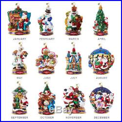 Christopher Radko Kringle's Christmas Mingle Set of 12 Christmas Ornaments