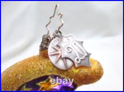 Christopher Radko LUNA SPELL CAT WIZARD/MOON 2006 Halloween Ornament #1011669