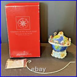 Christopher Radko Limited Edition Musical Revolving Ornament of the Month Stand