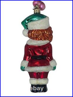 Christopher Radko Lucy Loves Christmas I Love Lucy Blown Glass Ornament