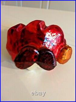 Christopher Radko MUFFY VANDERBEAR LITTLE RED RIDING HOOD Ornament CLOAK SHOES