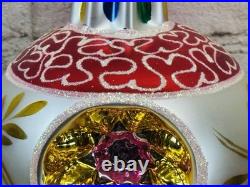 Christopher Radko Majestic Reflector Finial 92187-0 1992 15 XL Ornament