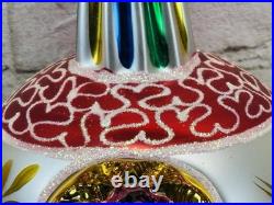 Christopher Radko Majestic Reflector Finial 92187-0 1992 15 XL Ornament