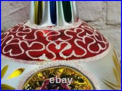 Christopher Radko Majestic Reflector Finial 92187-0 1992 15 XL Ornament