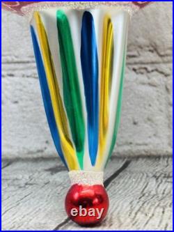 Christopher Radko Majestic Reflector Finial 92187-0 1992 15 XL Ornament