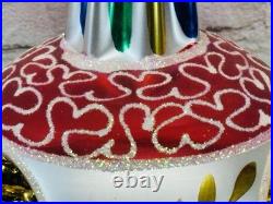 Christopher Radko Majestic Reflector Finial 92187-0 1992 15 XL Ornament