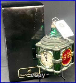 Christopher Radko Marshall Fields Clock Ornament 1999 Limited #278/5k w Box