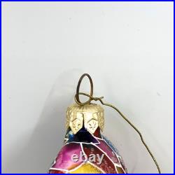 Christopher Radko Me Big Chief Glass Ornament 97 316 0 Indian 8 Tall Vintage