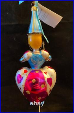 Christopher Radko Miss Valentine 97-321-0 Queen of Hearts Italian Glass Orname