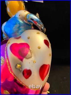 Christopher Radko Miss Valentine 97-321-0 Queen of Hearts Italian Glass Orname