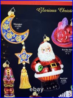 Christopher Radko Moonspun Prototype Drop Ornament 1010980 EXTREMELY RARE 2004