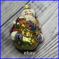Christopher Radko Mouth Blown Glass Christmas Ornaments Lot of 17 WithPlastic Box