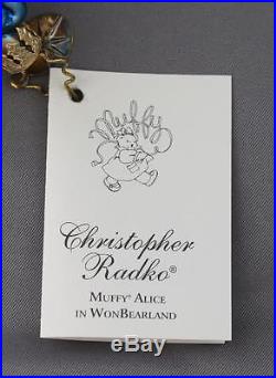 Christopher Radko Muffy Alice In Wonbearland 2004 Ornament 3010670 Drink Me Bear