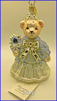 Christopher Radko Muffy Snowflake VanderBear 2002 Ornament 02-NAB-01