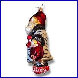 Christopher Radko Muffy Zebra Bloomingdale's Shopper Bear Ornament 3010265 RARE