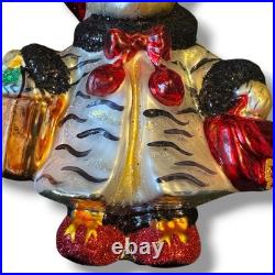 Christopher Radko Muffy Zebra Bloomingdale's Shopper Bear Ornament 3010265 RARE