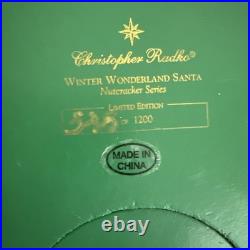 Christopher Radko Musical Nutcracker Winter Wonderland Limited Ed. #580/2500