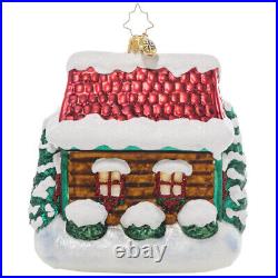 Christopher Radko NEW THE COZIEST COTTAGE Christmas Ornament 1021349