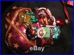 Christopher Radko NICK OF TIME RED SANTA XMAS Ornament SIGNED LIMITED EDITION