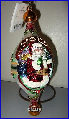Christopher Radko NOEL'S SECRET Santa Claus Christmas Ornament 1010401 New NWT