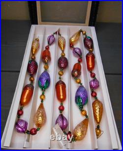 Christopher Radko NUTS & BERRIES GARLAND 1993, #93-064-0 new in box Czech 6