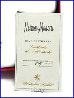 Christopher Radko Neiman Marcus King Balthazar Gifts a King Christmas Ornament